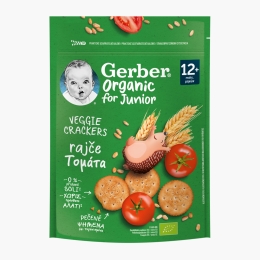 Cracker organic cu tomate, +12 luni, 100g