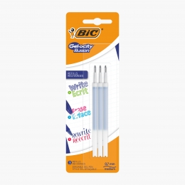 Set 3 rezerve pentru Roller Gelocity Illusion cu gel termosensibil albastru