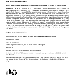 New York Roll cu fistic 140g