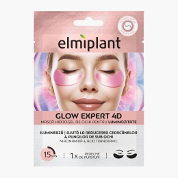 Plasturi hidrogel pentru ochi cu efect de iluminare Glow Expert 4D, 1 pereche
