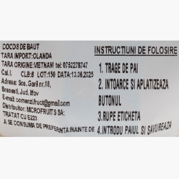 Nucă cocos de băut 1 buc