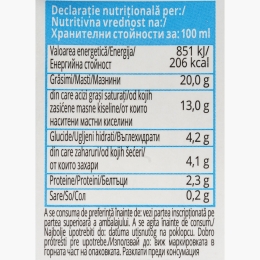 Smântână lichidă, 20% grăsime 200ml