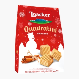 Napolitane Quadratini cinnamon 250g