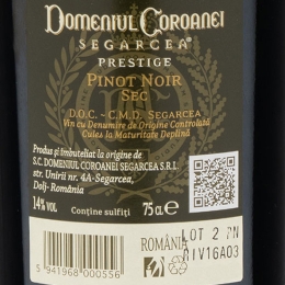 Vin roșu sec Pinot Noir, 14%, 750ml