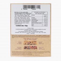 Mini batoane cu migdale, stafide și ciocolată neagră 120g