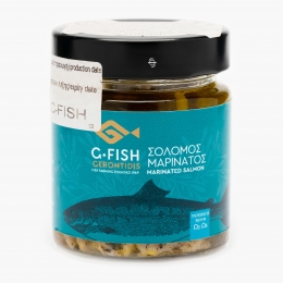 Somon marinat în ulei ierburi 170g