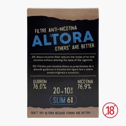 Filtre anti-nicotină slim 6mm, 30 buc.
