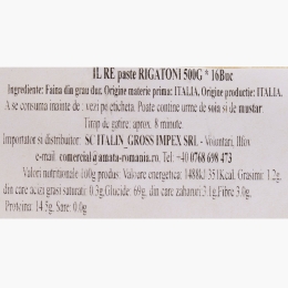 Paste Rigatoni 500g
