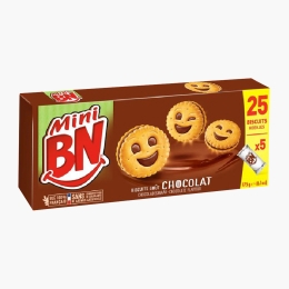 Biscuiți cu cremă de ciocolată 175g