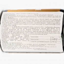 Beta-Alanine Complex 120 capsule vegetale