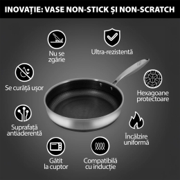 Tigaie adâncă Hexa Magic 28cm