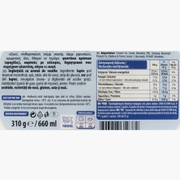Înghețată cu aromă de vanilie 660ml (310g)