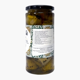 Inimi de anghinare pe grătar, în ulei de măsline extravirgin 550g