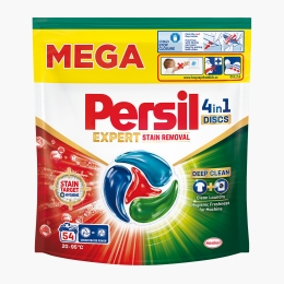 Detergent de rufe capsule 4în1 Discs Expert Stain Removal, 54 spălări