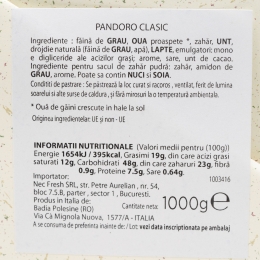 Pandoro clasic 1000g
