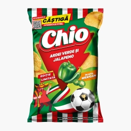 Chipsuri din cartofi cu gust de ardei verde și jalapeno 125g