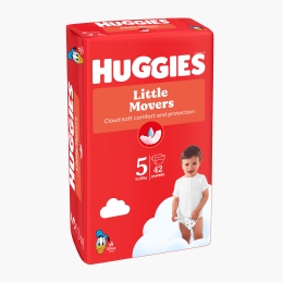 Scutece Little Movers, mărimea 5, 11-25 kg, 42 buc