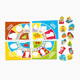 Joc educativ Agerino - Luni și anotimpuri, +5 ani