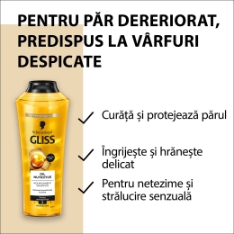 Șampon pentru păr uscat și deteriorat Oil Nutritive 400ml