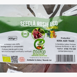 Sfeclă roșie eco România, minim 400g