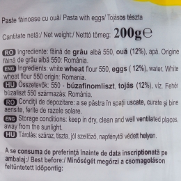 Tăieței lungi cu ouă 200g