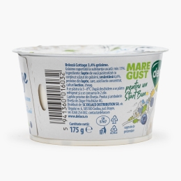 Brânză Cottage cu smântână, 3.4% grăsime, 175g