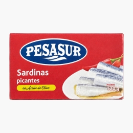 Sardine picante în ulei de măsline 120g
