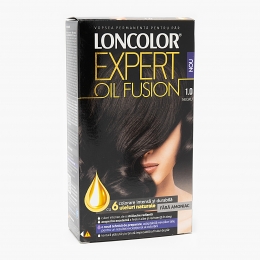 Vopsea permanentă pentru păr Expert Oil Fusion 1.0 negru 100ml