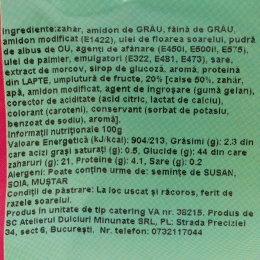 Brioșă cu fructe 100g