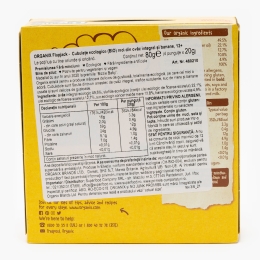 Cubulețe ecologice moi din ovăz integral și banane, 12+ luni, 80g