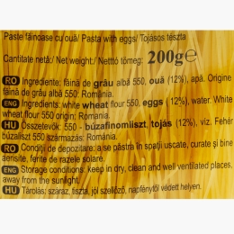 Fidea lungă cu ouă 200g