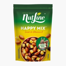 Mix de migdale, fructe confiante și stafide Happy Mix 120g