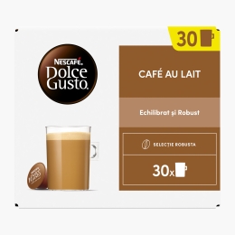 Café au Lait 30 băuturi 300g, capsule cafea 
