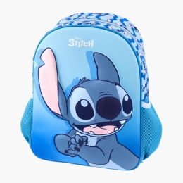 Rucsac 3d pentru grădiniță Stitch Waves Blue, 30x20x10cm
