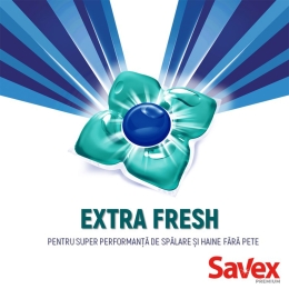 Detergent de rufe capsule Premium 2în1 Extra Fresh, 42 spălări