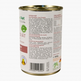 Hrană umedă pentru câini cu probleme renale 400g