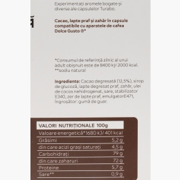 Ciocolată caldă Classic, 16 băuturi, capsule