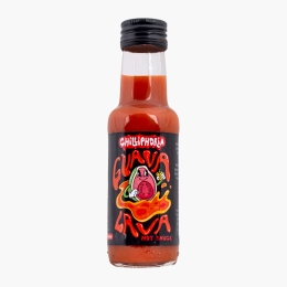 Sos iute Guava Lava (ardei iute Trinidad Moruga Scorpion, guava și ananas) 100ml