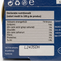 Ton pentru paste Pomodori 160g