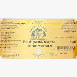 File de păstrăv somonat în baiț muntenesc 400g