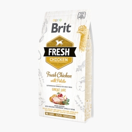Hrană uscată pentru câini adulți, cu pui și cartofi Fresh Chicken, 2.5kg