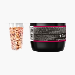 Iaurt mix & crunch cu granola cu zmeură și curmale, fără zahăr adăugat 132g