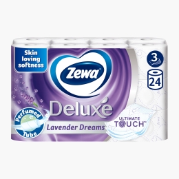 Hârtie igienică Deluxe Lavender Dreams, 3 straturi, 24 role