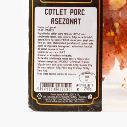 Cotlet porc asezonat 250g