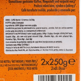 Cafea prăjită, măcinată Il Cremoso  2 x 250g