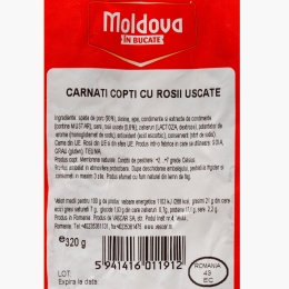Cârnați copți cu roșii uscate 320g