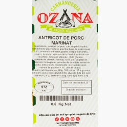 Antricot de porc marinat 600g