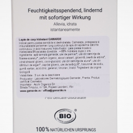 Lapte de corp hidratant, bio 200ml