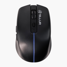 Mouse wireless Silent Click, negru