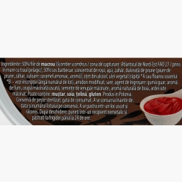 File de macrou în sos barbecue 170g